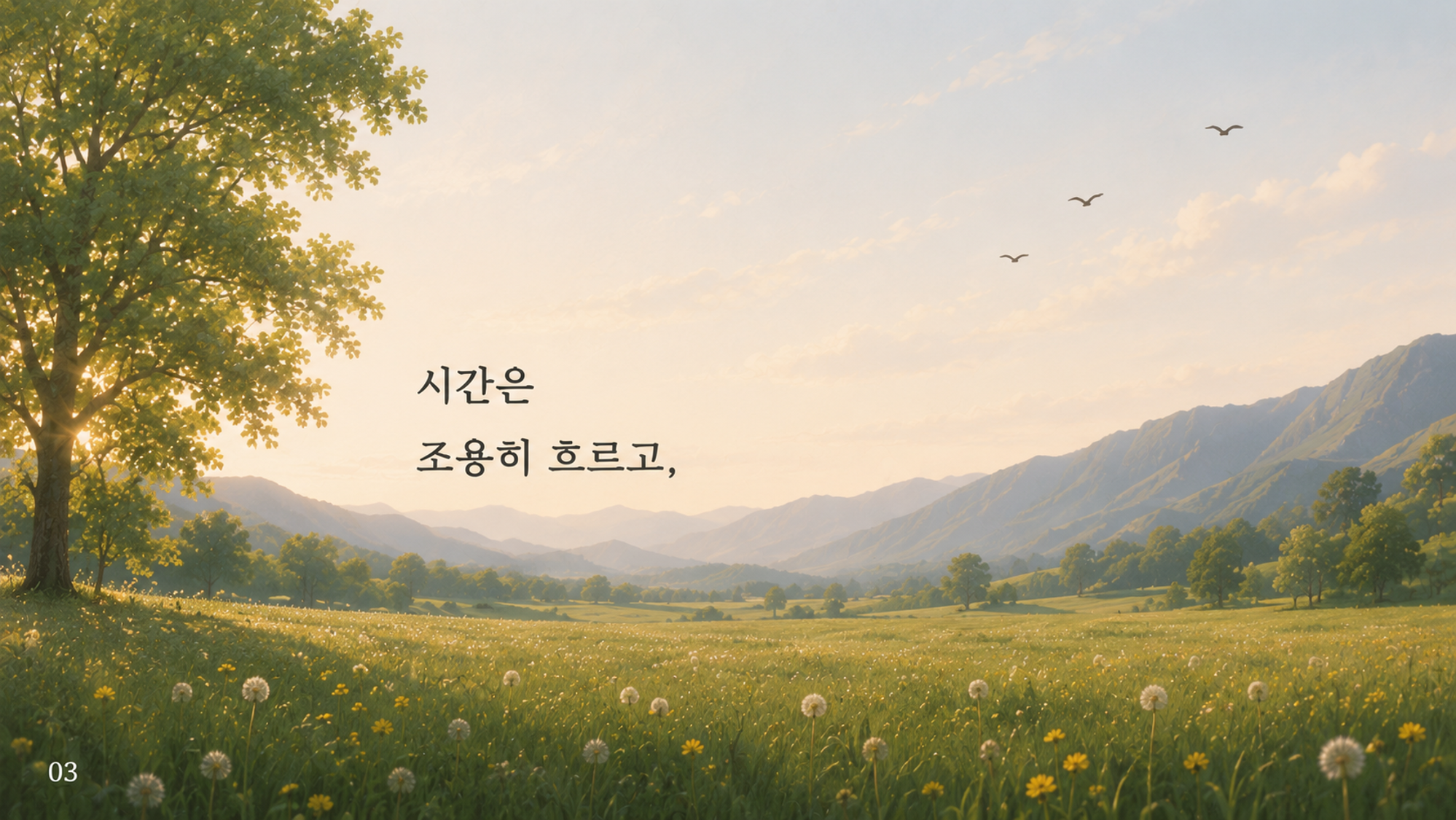 03 시간은 조용히 흐르고,